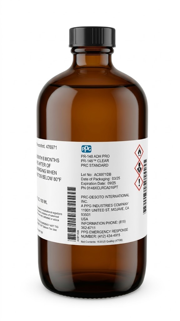 PPG PR-148 Adhesion Promoter - Havacılık Tipi Yapışma Artırıcı Şeffaf Astar (PRC Standard)