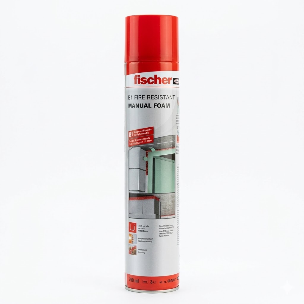 Fischer B1 Yangına Dayanıklı Manuel Poliüretan Köpük - 750 ml