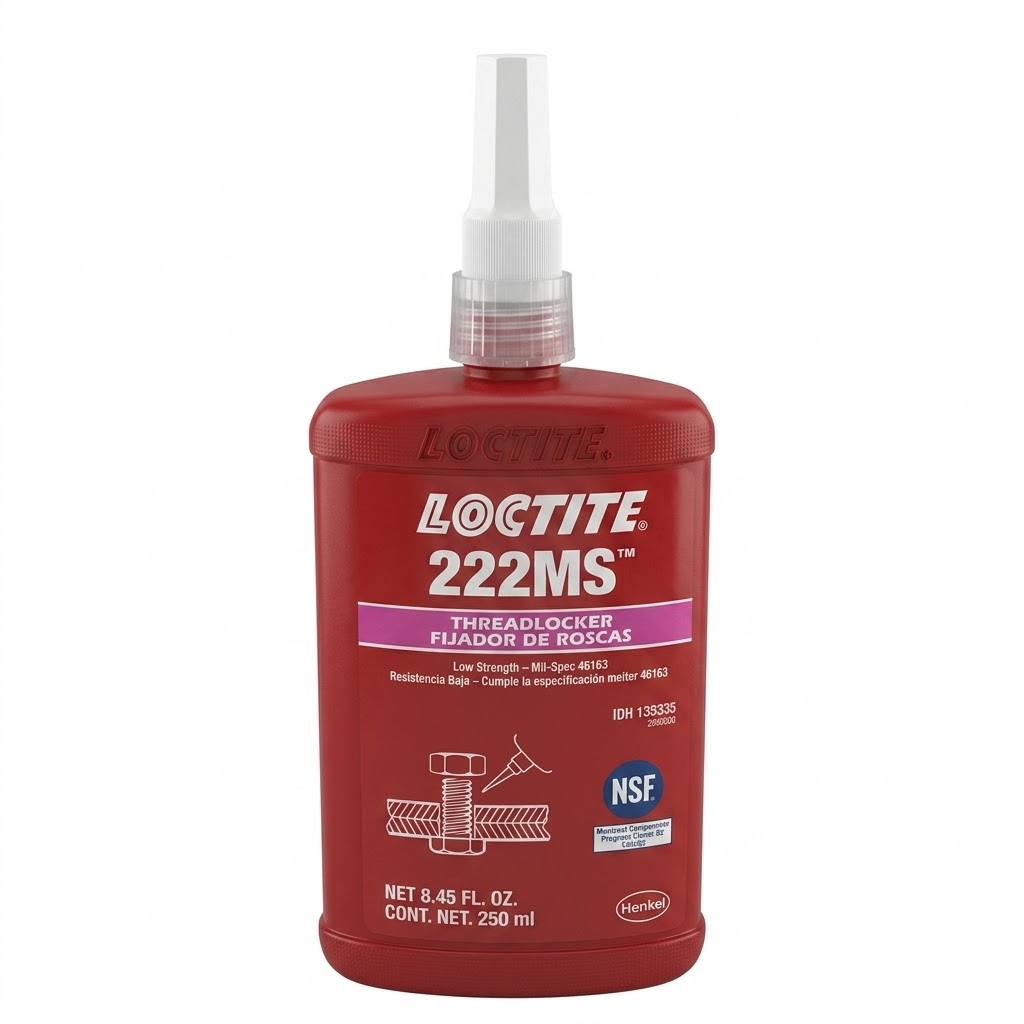 Loctite 222MS Düşük Mukavemetli Vida Gevşemezlik İlacı - 250 ml