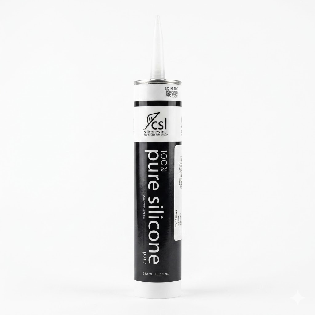 CSL Silicones 503 Yüksek Isı Silikonu Kırmızı RTV Mastik - 10.2 fl. oz.